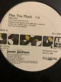 Janet Jackson - Miss You Much - Promo 12" LP Vinyl Used