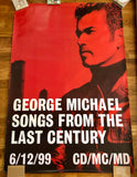 George Michael - 1999 Songs From The Last Century  LARGE promo poster-  40x60