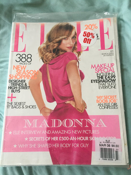 Madonna Magazine - ELLE UK 2006