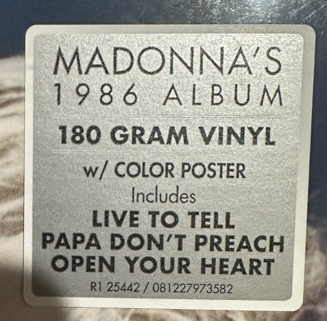 Madonna: True Blue (180g) Vinyl LP