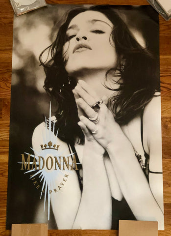 MADONNA - Like a Prayer 1989 Promotional Poster - Rare - 23X3