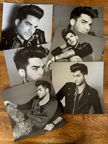 Adam Lambert The Original High (Ltd Edition) 6 Pc Set of 12" x 12" Photo Prints