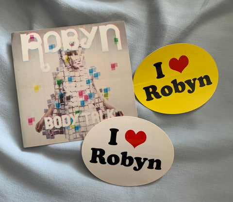 Robyn - 3 promotional  Body Talk stickers