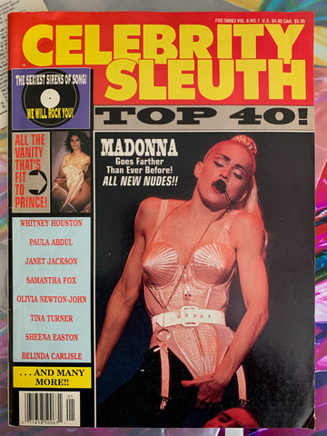 Madonna - Celebrity Sleuth Adult Magazine 90s