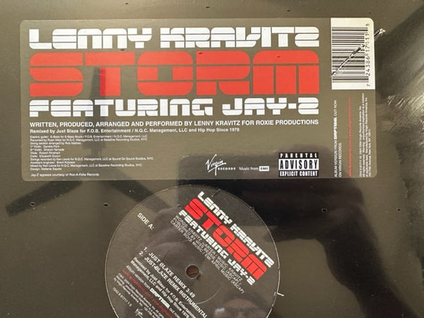 LENNY KRAVITZ - STORM ft: Jay-Z  (12" Single)  LP Vinyl - New