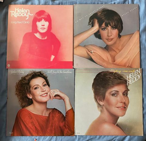 Helen Reddy - Set of 4 original LP Vinyls (1973-81)  Used