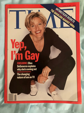 ELLEN DeGENERES- TIME Magazine 1997