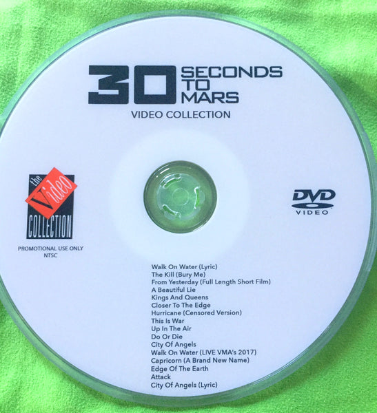 30 Seconds To Mars - DVD Video Collection – Borderline MUSIC