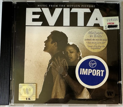 EVITA - Music from the Motion Picture (Import UK edition) CD - Used