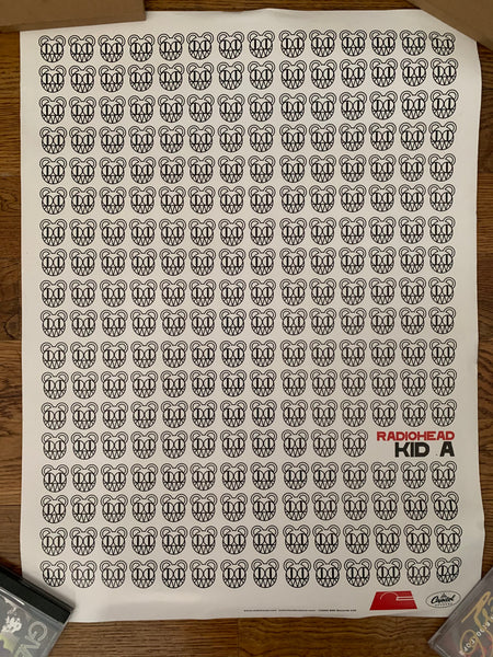 Radiohead -double sided promotional poster