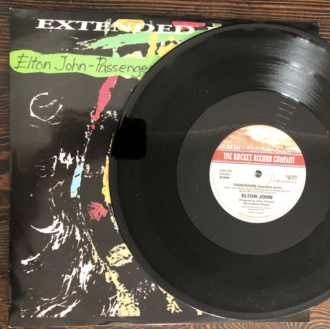 Elton John ‎– Passengers 1984 - 12" USED Lp Vinyl
