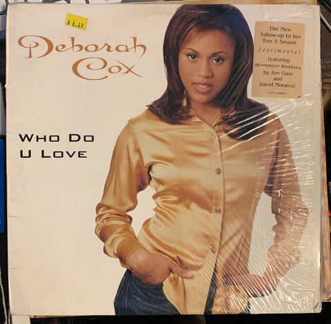Deborah Cox - WHO DO U LOVE  12" remix LP VINYL - Used