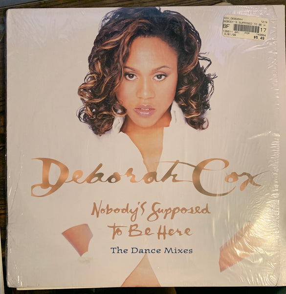 Deborah Cox -Nobody's Suppose To Be Here -  12" remix LP VINYL - Used