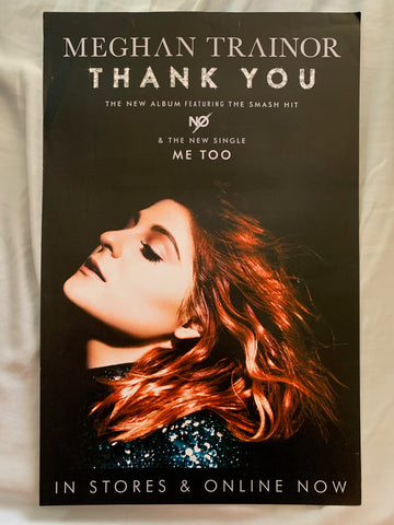 Meghan Trainor - Thank You Promo poster 11x17