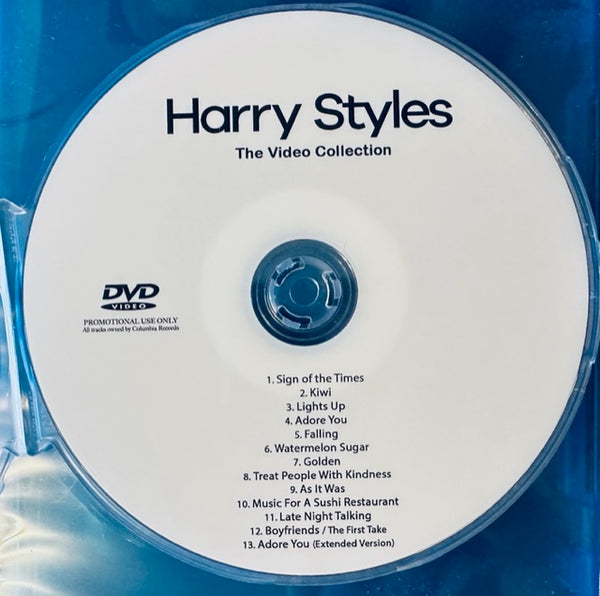 Harry Styles - The Video Collection DVD  (Promo)