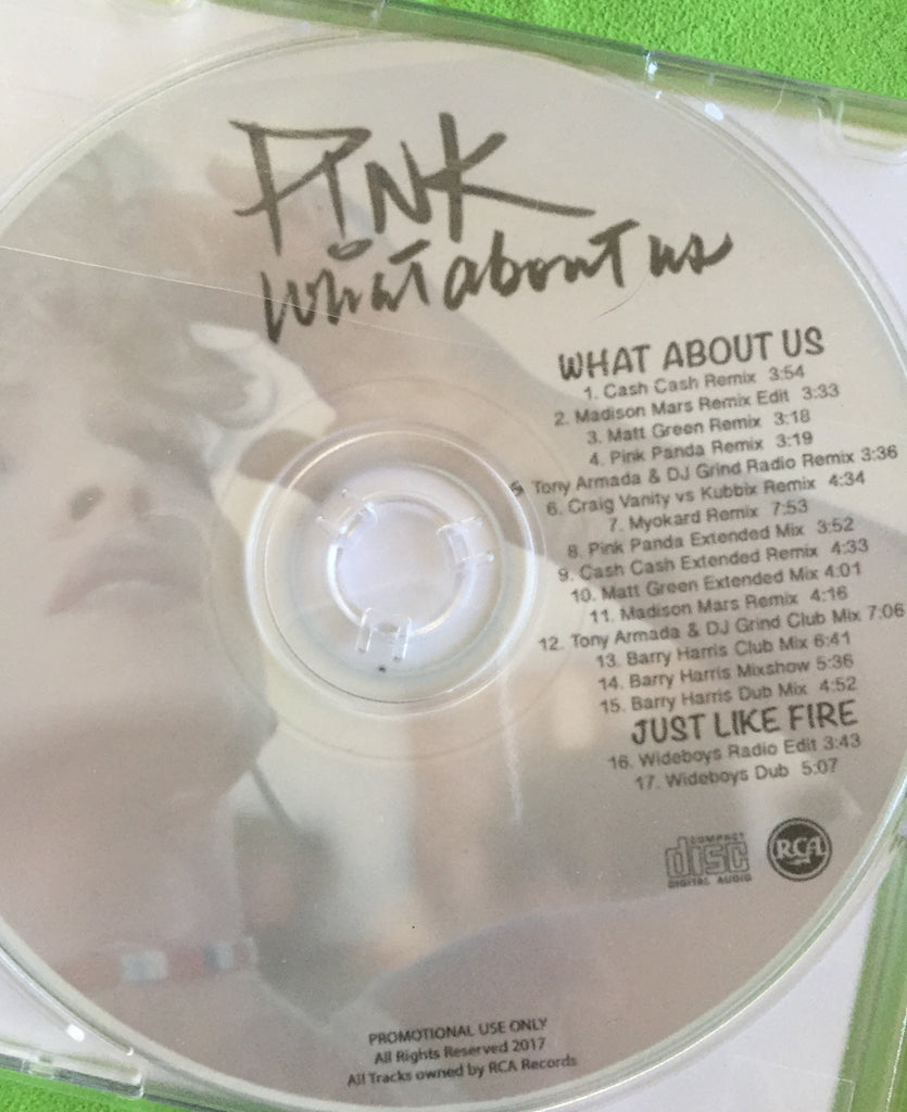 P NK What About Us REMIX Dj CD Single Borderline MUSIC p-nk-what-about-us-remix-dj-cd-single-borderline-music