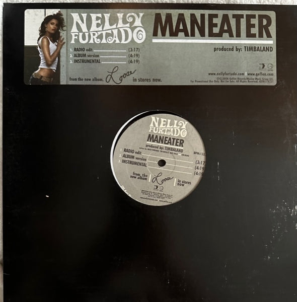 Nelly Furtado - MANEATER (Promo)   12"  Single LP Vinyl - Used