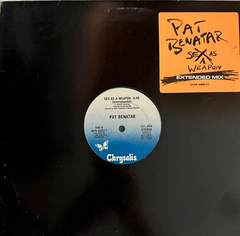 Pat Benatar - SEX AS A WEAPON  12" Single LP vinyl  - Used