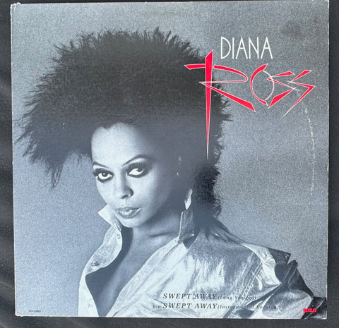 Diana Ross -- Swept Away 12" Single LP Vinyl - Used
