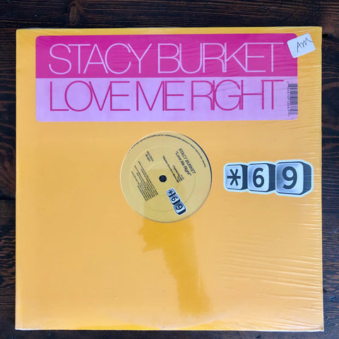 Stacy Burket ‎- Love Me Right - LP Vinyl - Factory Sealed- New
