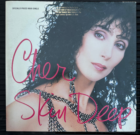 CHER - Skin Deep 12" single LP Vinyl (promo) Used