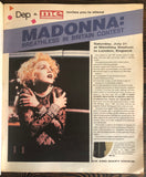 Madonna - "me" Music Express Magazine 1990 BLOND AMBITION