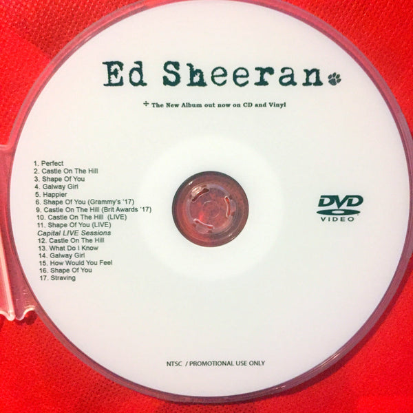 Ed Sheeran - DIVIDE Music Videos and LIVE DVD (NTSC)