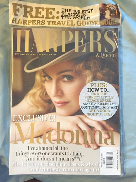 Madonna Magazine - Harpers & Queen 2006 UK New