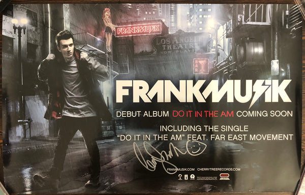 Frank Musik - Do It in the AM - Promo Poster - Autographed