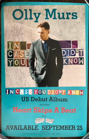 Olly Murs - In Case You Didn't Know - Promo Poster