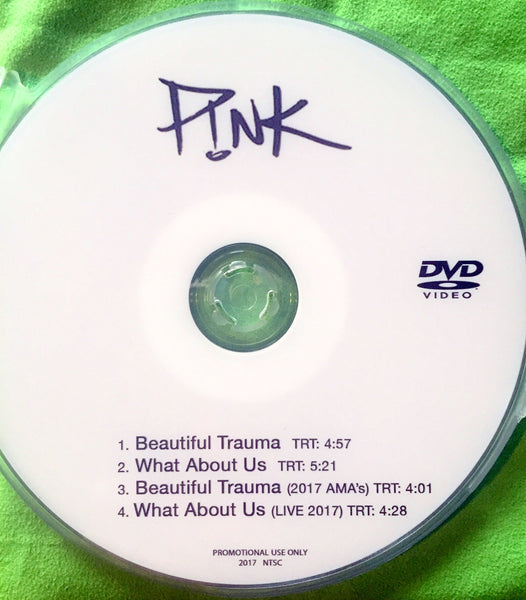P!NK (PINK) -4  Music videos and LIVE  Beautiful Trauma DVD (NTSC)