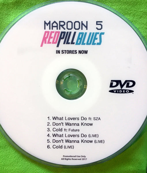 Maroon 5 DVD single Red Pill Blues