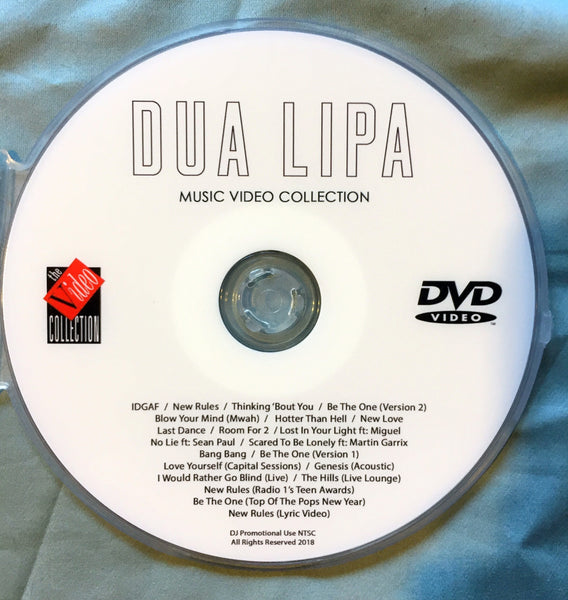 DUA LIPA -  DVD collection of music videos & LIVE