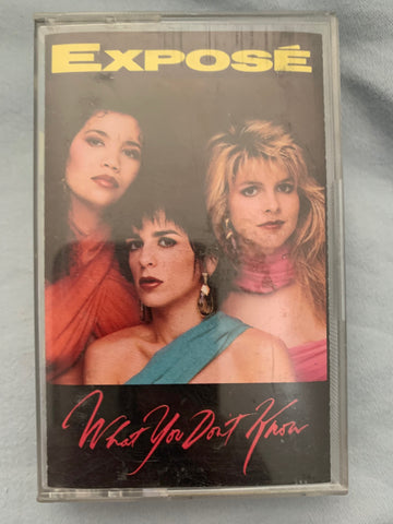 Expose - What You Don't Know - Audio cassette -Used