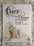 Cher - Closer to the Truth - Promo Poster 11x17 + 8x10