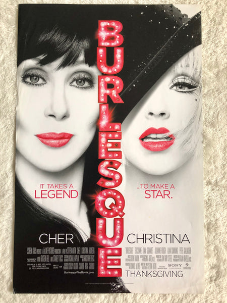 Cher - Christina Aguilera - Burlesque - Movie Promo Poster