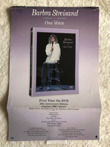 Barbara Streisand - One Voice - Promo Poster