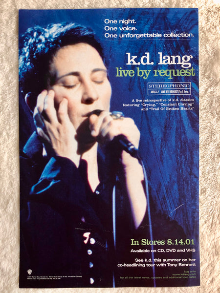 K.D. Lang - Live by Request - Promo Poster