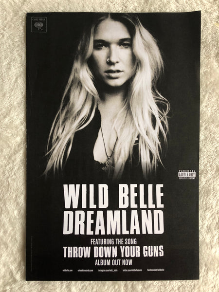 Wild Belle - Dreamland - Double Sided Promo Poster