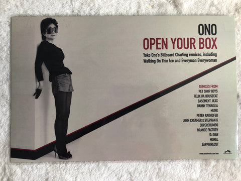 YOKO ONO - Yes, I'm a Witch - Double Sided Laminated Promo Poster