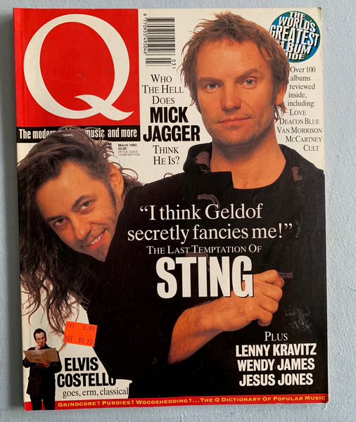 Sting - Q Magazine 1993 w/ Bob Geldof