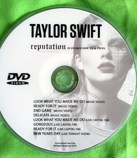 Taylor Swift 'Reputation' DVD music videos and Live