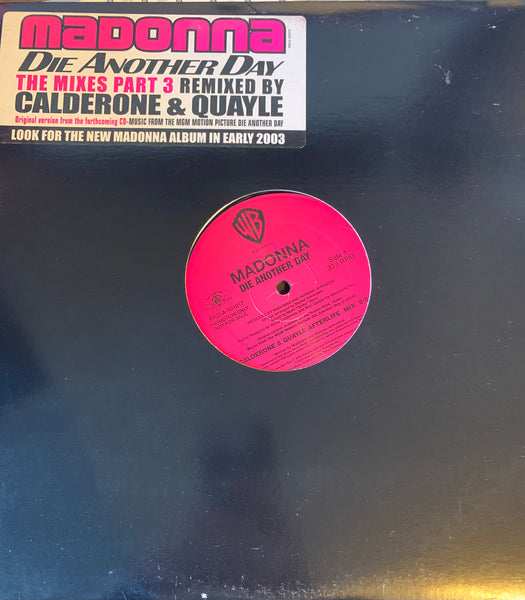 Madonna - DIE ANOTHER DAY : The Remixes Part 3 (12" PROMO Vinyl) Used LP