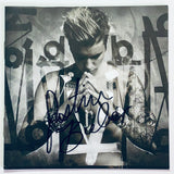 Justin Bieber - Purpose - Autographed CD Cover Insert