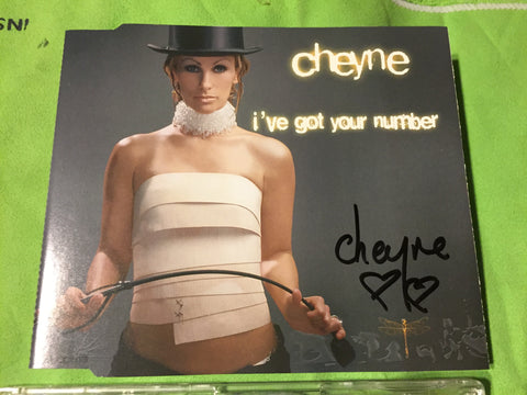 Cheyne - I've Got Your Number (Signed CD SINGLE) Autographed