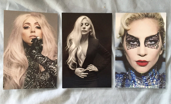 Lady GaGa - 3 Postcards 4x6
