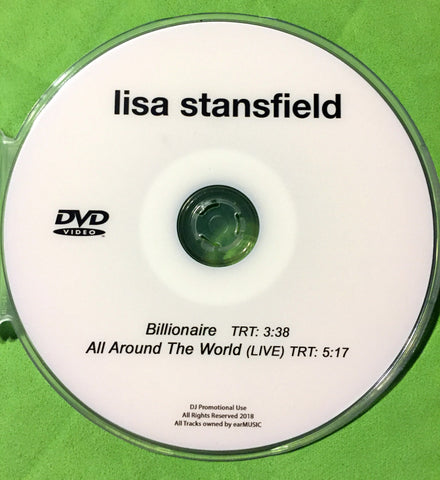Lisa Stansfield DVD - Billionaire + LIVE