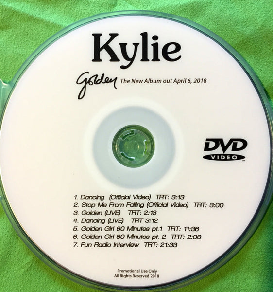 Kylie Minogue - GOLDEN DVD Promos Videos, LIVE, Radio, TV