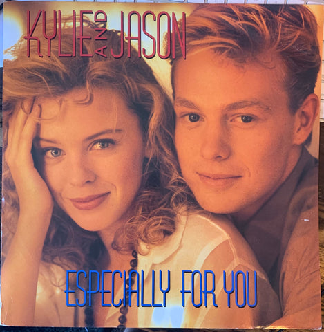 Kylie and Jason - Especially For You 12" Import LP VINYL - Used