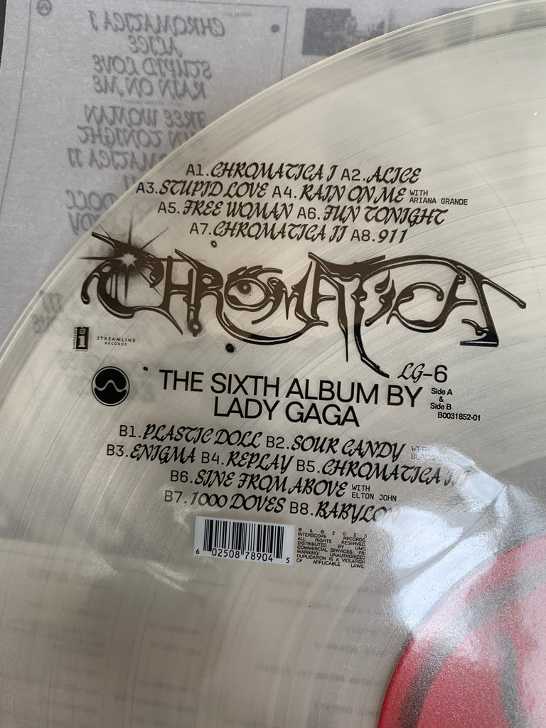 Gripsweat - Lady Gaga – Chromatica [2020, Milky Clear Vinyl]